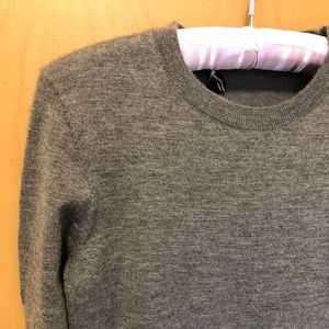 NWT Theory Cashmere Sweater "Sila" Dress Grey Melange Size Small.